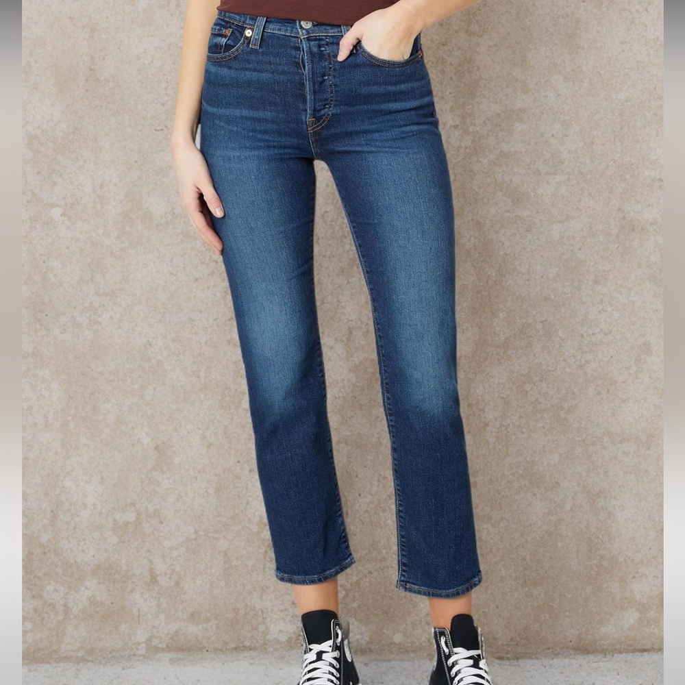 Women's Levi’s Wedgie Straight Jeans Color: (New) Indigo Here We Go